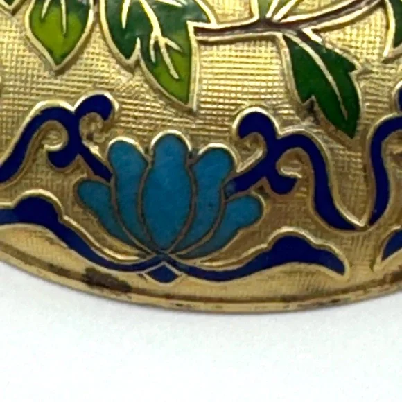 💖 Vintage Cloisonné Trinket Box - Picture 11 of 11